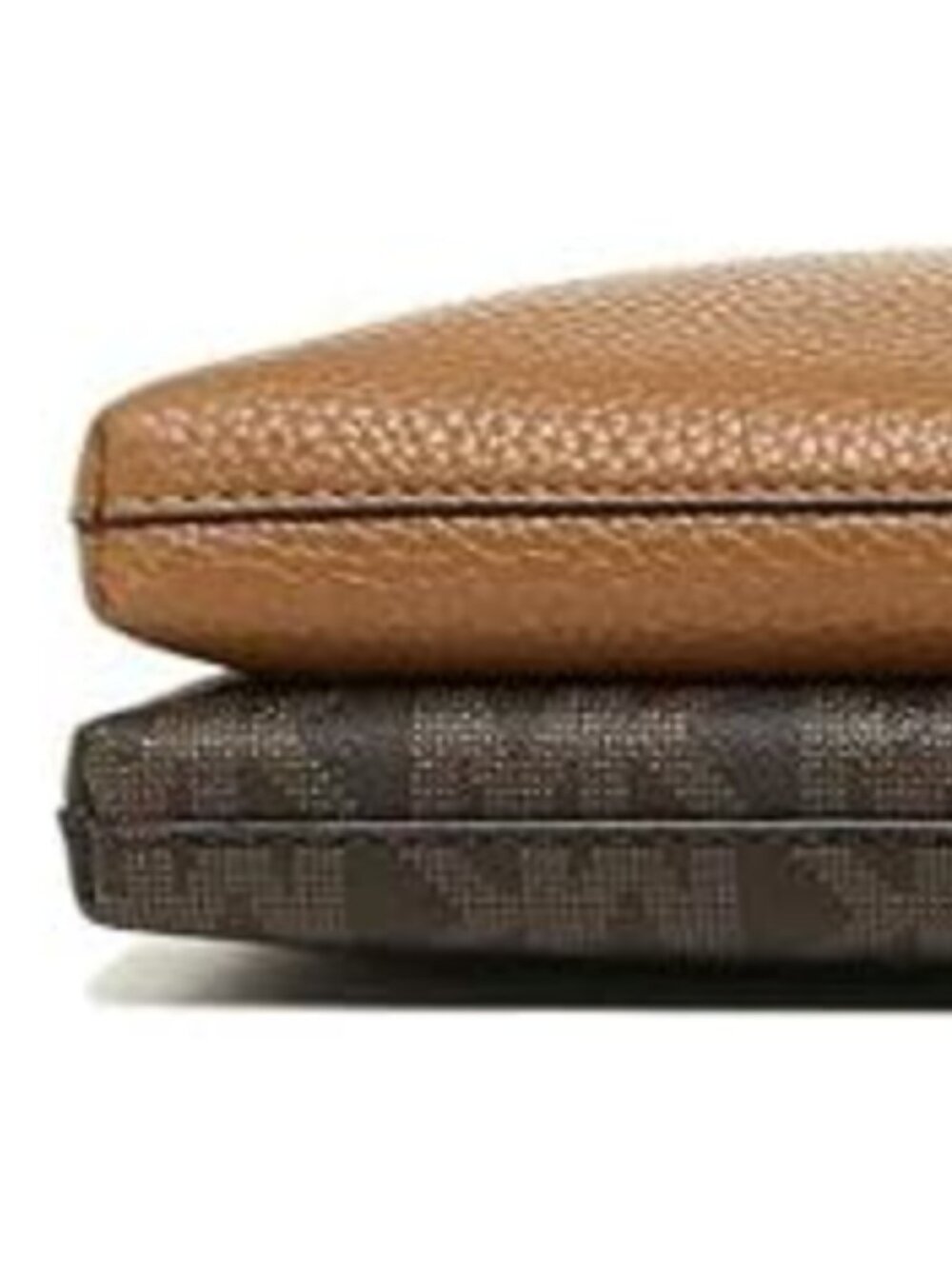 Michael Kors Jet Set Travel Brown/Acorn Double Gusset Crossbody - Picture 2 of 9